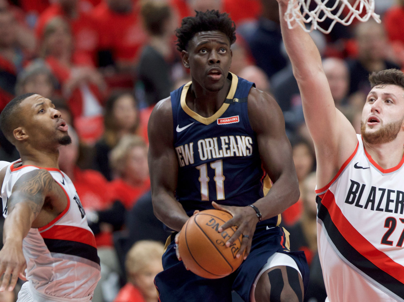 Pelicans Trail Blazers Basketball